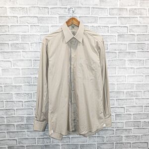 Ermenegildo Zegna Men's Long Sleeve Button up Shirt Beige size 15 1/2